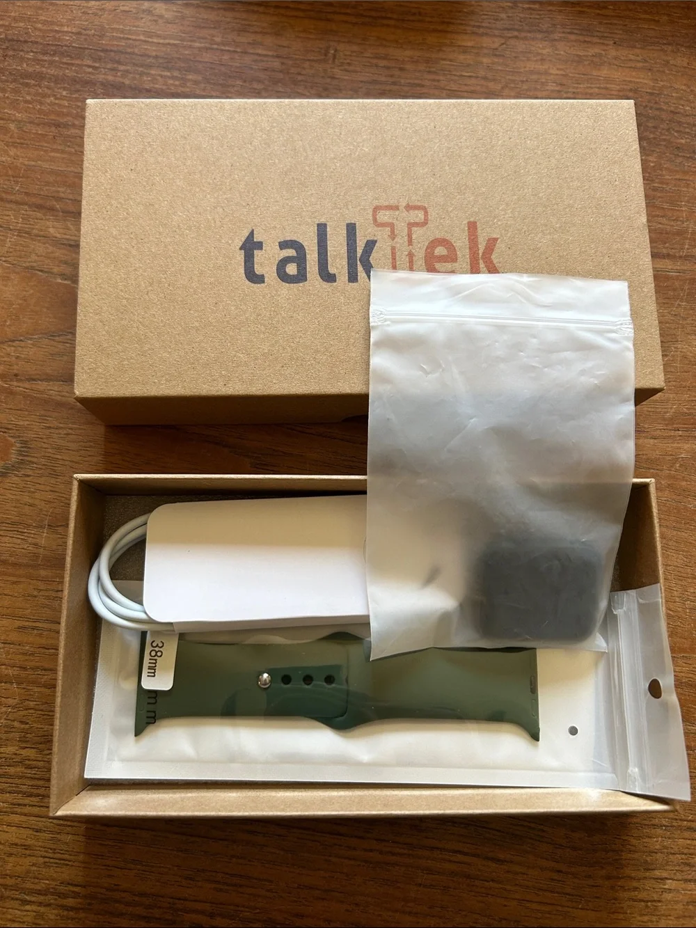Refurbished Apple Watch and Charger Kit in Green and White